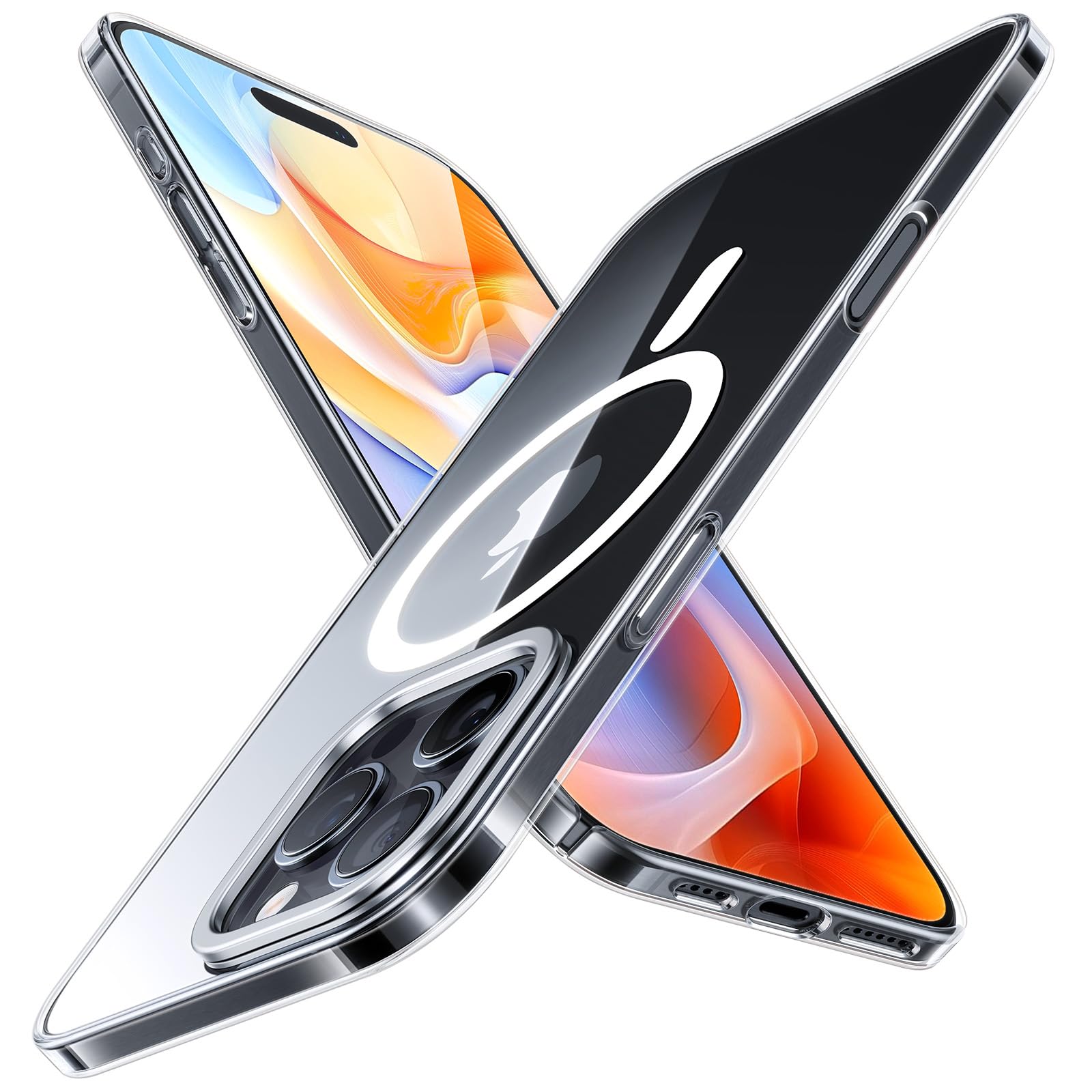 TORRAS iPhone16Pro 用 ケース 6.3インチ ワイヤレス充電 米軍進化・高精密Magsafe対応】TORRAS iPhone 16 用 ケースマグネット